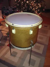WWII Leedy Gold Sparkle Dreadnought