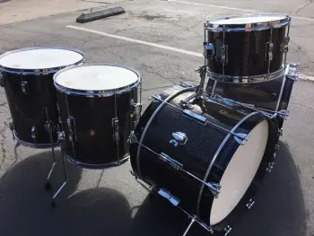 1965 Galaxy Club Date Double Bass kit PLAYER CONDITION.
