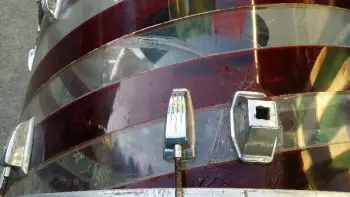 70's Ludwig Vistalite restoration