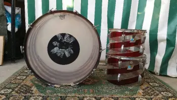 70's Ludwig Vistalite restoration