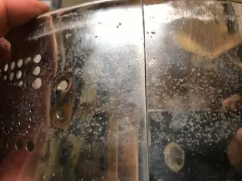 Removing pitting and polishing a 1913ish CG Conn Snare