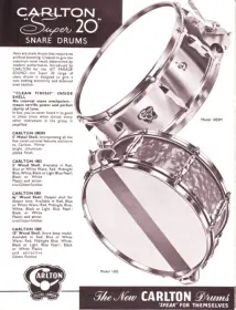 Vintage Carlton Dallas Snare Drum