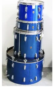 Vintage drums at local auction today.