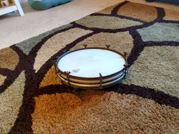 Uknown 15&quot; x 2.5&quot; Brass/Copper Single-Tension marching snare