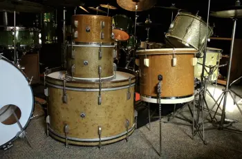 WWII Leedy Gold Sparkle Dreadnought