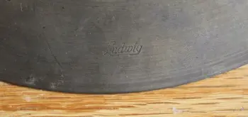 Vintage 1920-1930s Ludwig 10&quot; Deep Cup Brass &quot;Sock&quot; Hi-Hat Cymbal Pair