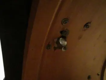 Cymbal bass drum mount