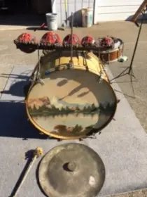 1920s Ludwig and Ludwig drums and accessories.