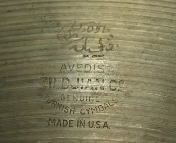 Old Zildjian with Ink Stamp
