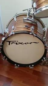 Trixon Drums marked Japan Rootbeer Color