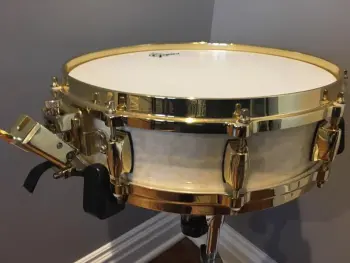 Gretsch 1980s Era Snare with Gold Hardware