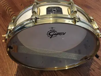 Gretsch 1980s Era Snare with Gold Hardware
