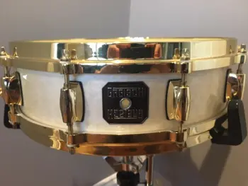 Gretsch 1980s Era Snare with Gold Hardware
