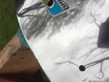 Crud vs. corrosion on Ludwig Stainless Steel sheels