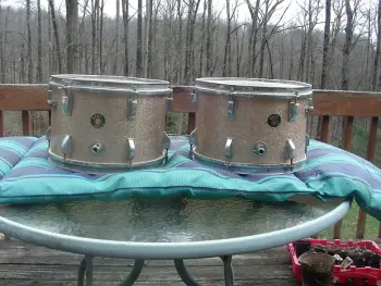 Kent floor tom champagne sparkle