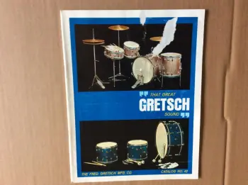 Gretsch 1961 and 1963 drum catalogs wanted