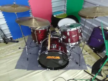 Rogers Red Onyx Drums