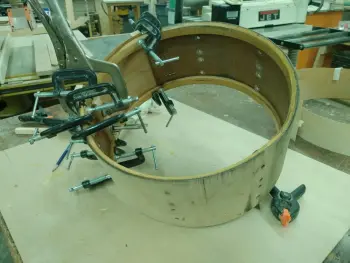 Slingerland shell repair