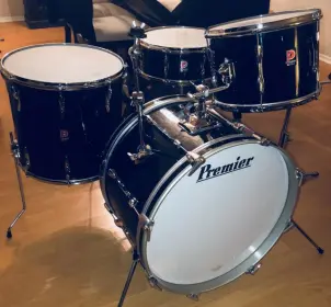 Vintage 1975 Premier Driver outfit drum set!