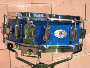 Properly installing a Roger's Drum Badge with Nails.