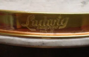 1932-33 LUDWIG &amp; LUDWIG 6.5 x 14 LUDWIGOLD STANDARD MODEL