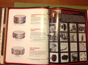 My 80's Ludwig Dealer binder