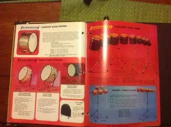 My 80's Ludwig Dealer binder