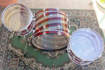 70's Ludwig Vistalite restoration