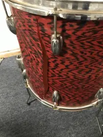 FOR SALE: MIJ &quot;Red Tiger&quot; 20/13/16 Set (+ a sorta matched Rogers tom)