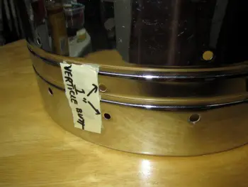 Tempro(?) MIJ snare project-vertical butt plate