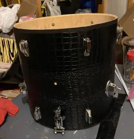 16x16” floor tom to snare drum.