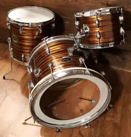 FOR SALE: Vintage 1960s Whitehall 12/14/20 Drum Set in Tigers Eye Pearl