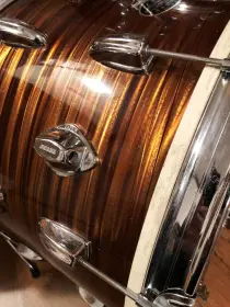 FOR SALE: Vintage 1960s Whitehall 12/14/20 Drum Set in Tigers Eye Pearl