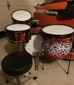 Staining and/or sealing stripped drum shells