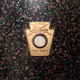 Ludwig Black Galaxy Sparkle kit, factory or pieced together?