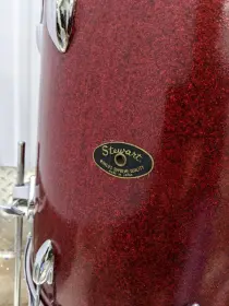 MIJ Stewart Red Sparkle 13/16/22 with Matching Snare