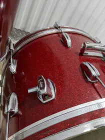 MIJ Stewart Red Sparkle 13/16/22 with Matching Snare