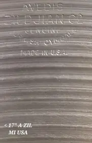 1960s A Zildjian appears to be cut down