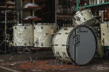 Replacing stripped spurs and floor tom bracket on early 70s slingerland kit