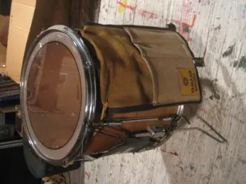 1970Yamaha 9000 series drum set inc. RARE pitch-bending floor tom.