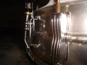 How to fix bumped Ludwig Acrolyte shell