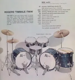 Rogers holiday bass drum