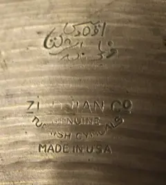 my 1955 18&quot; Zildjian ride