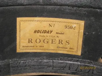 Rogers Holiday Snare Drum Shell