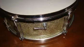 1964 silver sparkle ludwig snare 14&quot; 6 lug