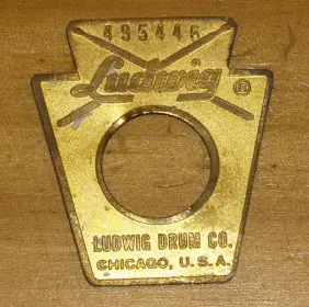 ludwig Keystone Badge (badge only)1967 serial# 495446 - $50 shipped!