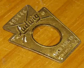 ludwig Keystone Badge (badge only)1967 serial# 495446 - $50 shipped!