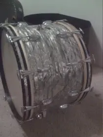 Slingerland Light Blue Pearl toms