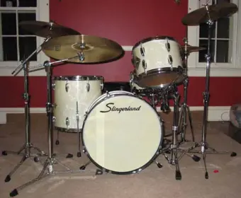 50's Radio King kit w/ single ply snare