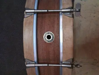 Gretsch 14" march snare shell, walberg snare, FT leg, spur mounts, spurs